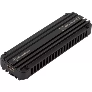 Caixa para SSD Silverstone MS12 preta M.2