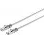 Cabo Ethernet RJ45 plano ShiverPeaks Cat.7 fino cinzento 10 m