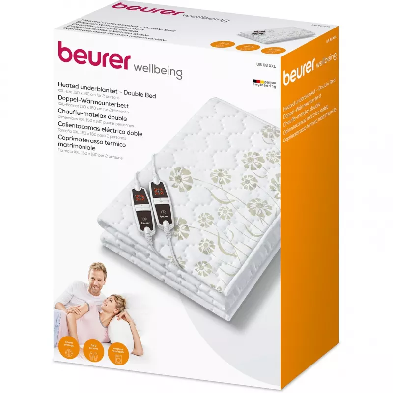 Cobertor elétrico Beurer UB 68 XXL 150 x 160 cm para 2 pessoas