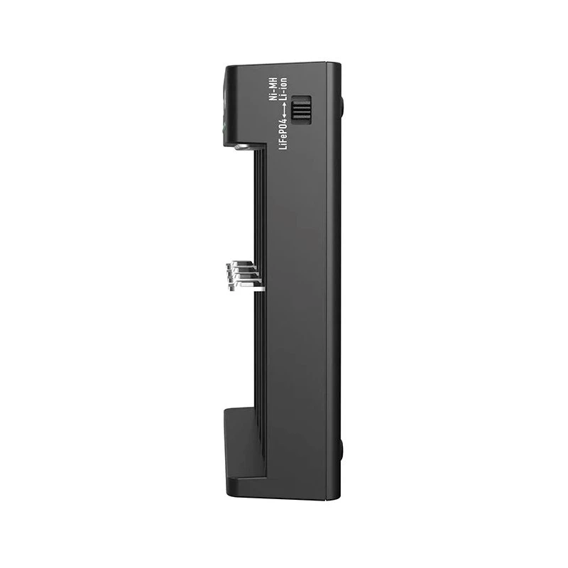 Carregador XTAR MX4 4 slots universal Li-Ion NiMH USB-C, preto, suporta 4 pilhas