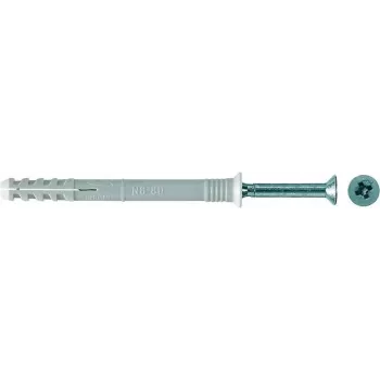 Âncora de prego FISCHER N 6x80/50 S — 100 peças, modelo 048790