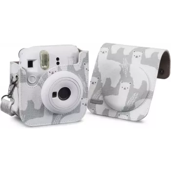Cullmann RIO Fit 120 - caixa - Fujifilm - Instax mini 12 - alça de ombro - cinzento - branco (1013023970)
