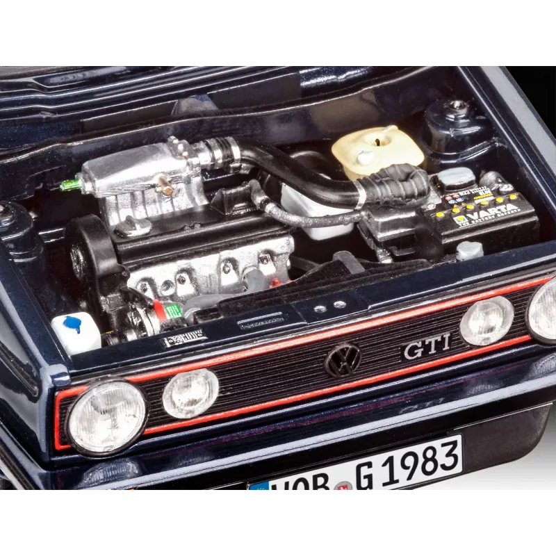 Modelo de automóvel Revell 35 anos VW Golf 1 GTI Pirelli