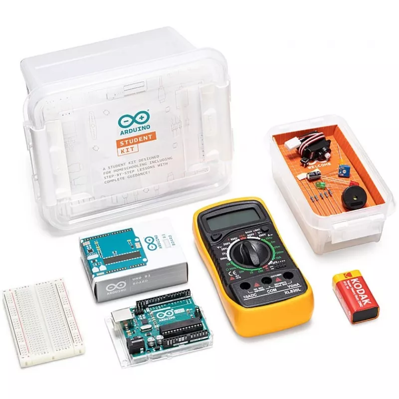Kit de estudante Arduino AKX00025 conjunto de aprendizagem de eletrónica