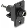Adaptador de montagem em painel DC conector macho DELOCK 5,5x2,5 mm para 5,5x2,1 mm, modelo 91120