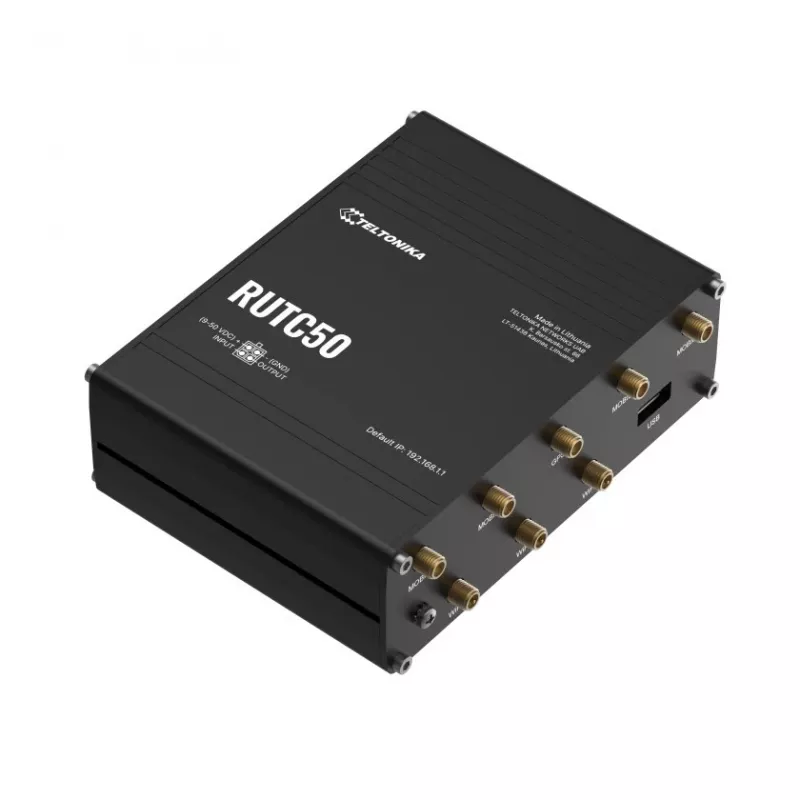 Router Teltonika RUTC50 Wireless Gigabit Ethernet Dual-Band (2,4 GHz / 5 GHz) 5G preto