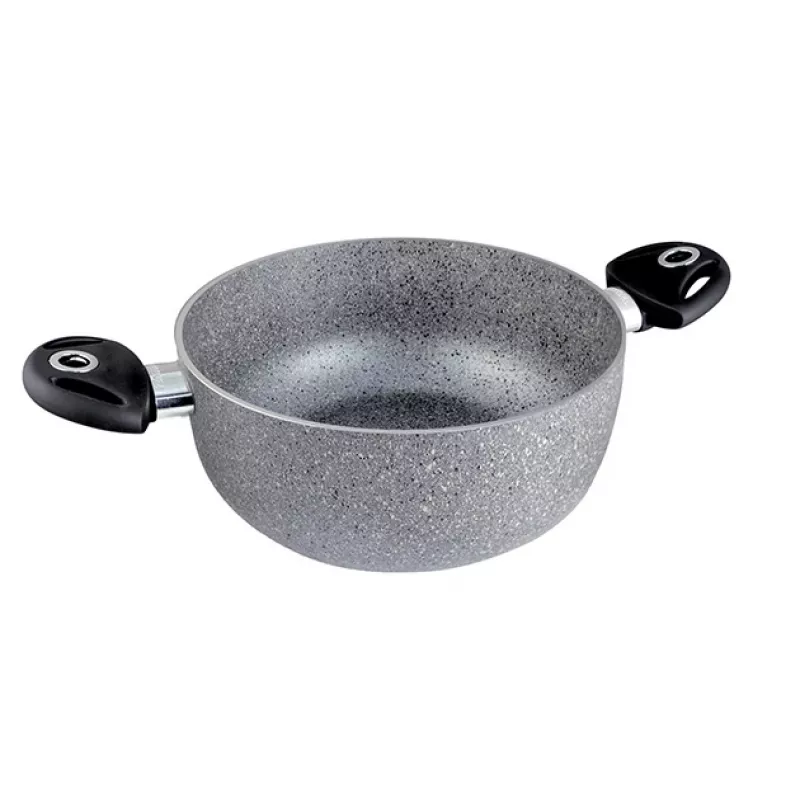 Panela Pensofal Vesuvius 24 cm, duas pegas, aço inoxidável