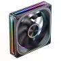 Ventoinha de caixa ARGB PWM 120mm Jonsbo ZA-120 preto, modelo ZA-120B