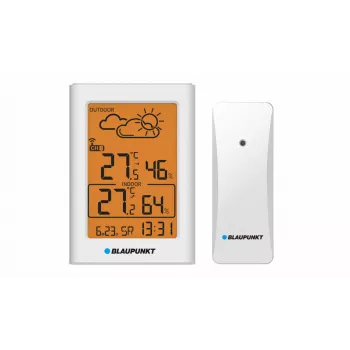 Blaupunkt WS15WH estação meteorológica com sensor exterior, branca
