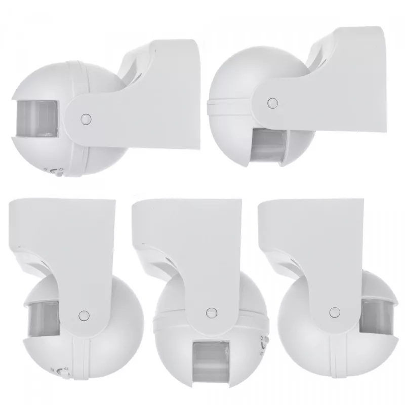 Detetor de movimento MACLEAN MCE358 W — sensor de presença PIR, branco