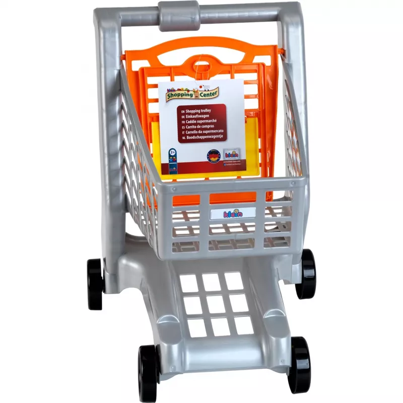 Conjunto de supermercado de faz de conta KLEIN 9690 — compras temáticas, cinzento e vermelho