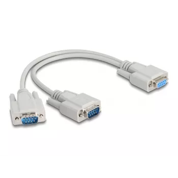 Cabo serial DeLOCK 67160 bege 0,3 m DB-9