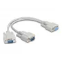 Cabo serial DeLOCK 67160 bege 0,3 m DB-9