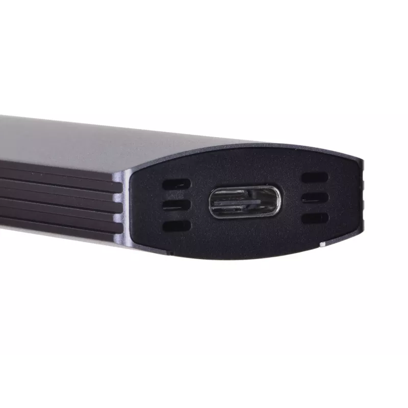 Caixa M.2 SSD Unitek uDrive Cinzento — M.2 (2230/2242/2260/2280), NVMe/SATA III, USB-C 10 Gbit/s, alumínio