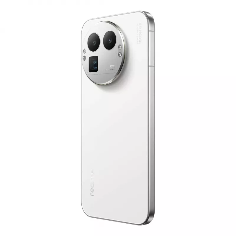 Smartphone REALME GT 8 Pro 5G — 6,79 polegadas AMOLED 3136×1440, Snapdragon 8 Elite, 16 GB RAM, 512 GB, 50/200/50 MP, 7000 mAh, branco