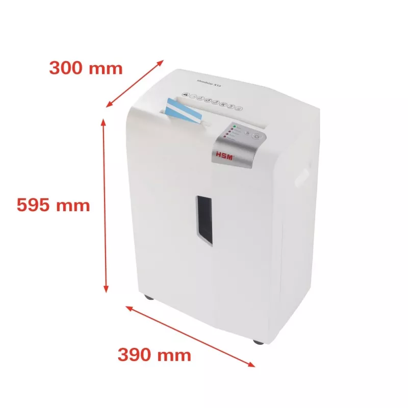 Destruidora de documentos HSM shredstar X13, 4 x 37 mm + mecanismo de corte de CD separado