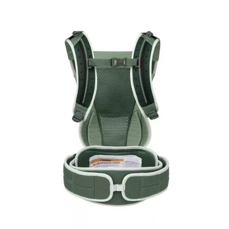 Mochila de transporte para criança Osprey Poco Soft (modelo 10006178/818/O/S) em verde — mochila de transporte com armação para caminhadas com crianças pequenas