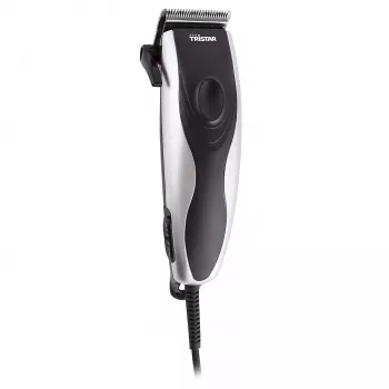 Tristar | Máquina de cortar cabelo | Step precise 3 - 12 mm | Preto/aço inoxidável