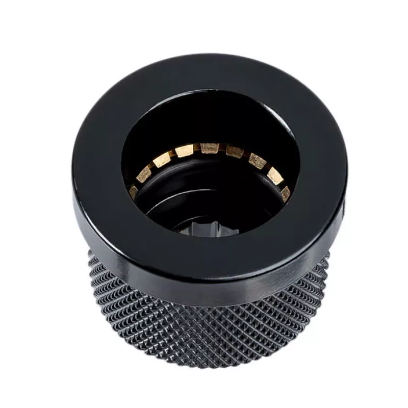 Racor adaptador PHANTEKS EZ-FIT para refrigeração de PC, PETG, 16×16×12 mm, preto, pack de 2