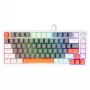 Savio ASTRAL WHITE JADE 3 COLOURS Teclado Gaming USB QWERTY US International