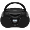 Sencor SPT 2300 BK boombox leitor de CD, MP3, USB, Bluetooth, rádio FM, AUX, 4 W, preto