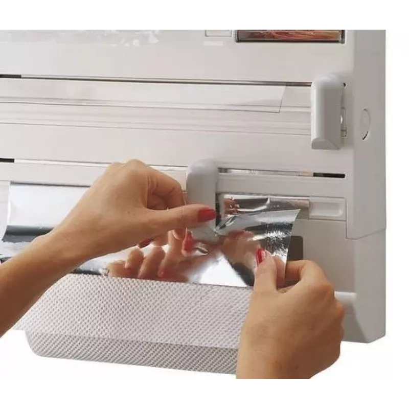 Suporte de parede para toalhas de papel Leifheit 25723 — branco, rolo individual
