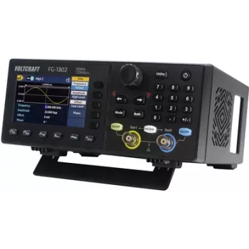 Gerador de funções VOLTCRAFT FG-1302 alimentado por rede 1 µHz - 30 MHz 2 canais arbitrário (VC-13082820)