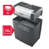 Rexel Momentum X406 triturador de papel P4, corte cruzado, 4 x 30 mm, 6 folhas, 15 l