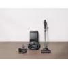 Aspirador robô Eufy E20 preto — redondo, base com saco de pó, 150 minutos de autonomia, 35 cm de diâmetro