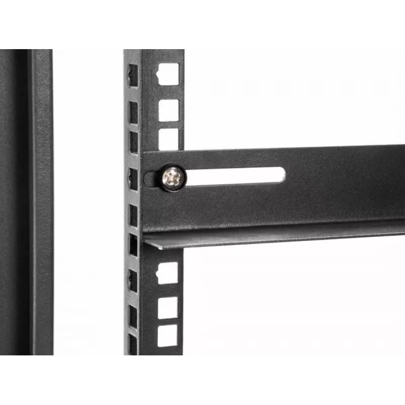 Suporte de montagem DeLOCK 19 polegadas 450x40mm 2 unid. preto metal