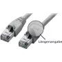 Cabo de rede Tecline exertis Connect - RJ-45 (M) para RJ-45 (M) - 7,5 m - SFTP - CAT 5e - cinzento (71607)