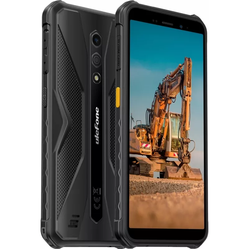 Smartphone robusto UleFone Armor X12 — 3 GB RAM, 32 GB de armazenamento, totalmente preto