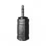 Adaptador de headset estéreo LOGILINK GA1103 – conector fêmea jack estéreo de 3,5 mm para conector macho micro jack estéreo, preto