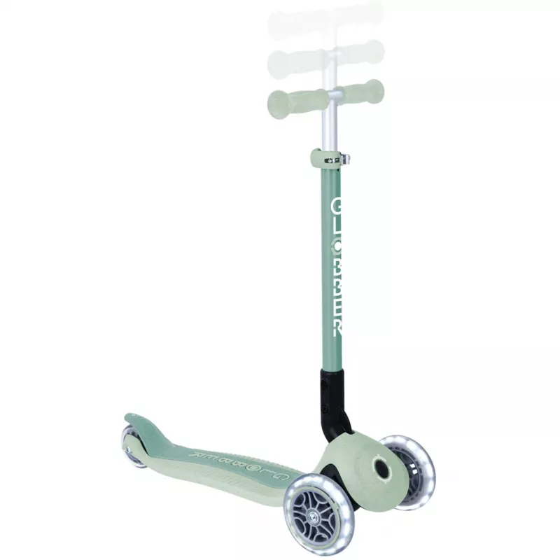 Primo Foldable Plus Lights Eco, Trotinete Verde-claro