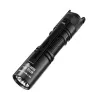 Lanterna de mão Nitecore MT1A Pro — LED 50 lm, recarregável por USB, 1100 mAh, alumínio, à prova de água, resistente a choques, preto