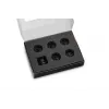 EK Water Blocks EK-Quantum Torque 6-Pack HDC 12 terminal de compressão preto 1/4 6 unid.