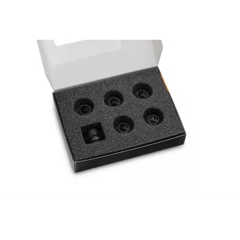 EK Water Blocks EK-Quantum Torque 6-Pack HDC 12 terminal de compressão preto 1/4 6 unid.