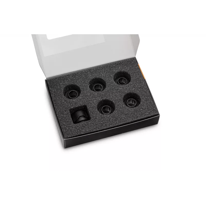 EK Water Blocks EK-Quantum Torque 6-Pack HDC 12 terminal de compressão preto 1/4 6 unid.