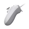 Comando gaming com fios GameSir T3 Lite WT branco – comando com fios ergonómico, compatível com PC