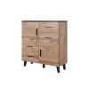 Cama conjunto de sala LOTTA 2 (aparador 150 2D3DR + aparador 110 2D4DR + vitrina 120 + mesa de centro 110)