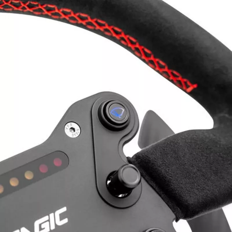 Simagic GTS Alcantara S202 — volante de sim racing revestido a Alcantara, modelo S202