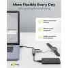 Hub USB Goobay Slim 4 portas, USB-A para USB-C™/USB-A, USB 3.2 (74458)
