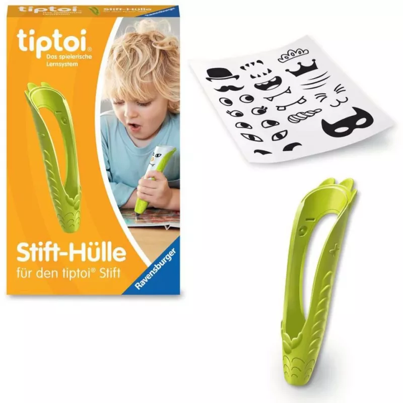 tiptoi capa para caneta para troca em Verde, capa protetora Verde