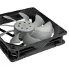 Ventoinha Akasa OTTO SF12 Ventoinha de caixa 12 cm Preto Cinzento