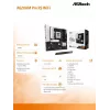 Placa-mãe ASROCK A620AM PRO RS WIFI AM5 microATX, AMD A620, 4×DDR5, Wi‑Fi, HDMI, DP, 3×M.2, 2×SATA, áudio 7.1, LAN 1Gb