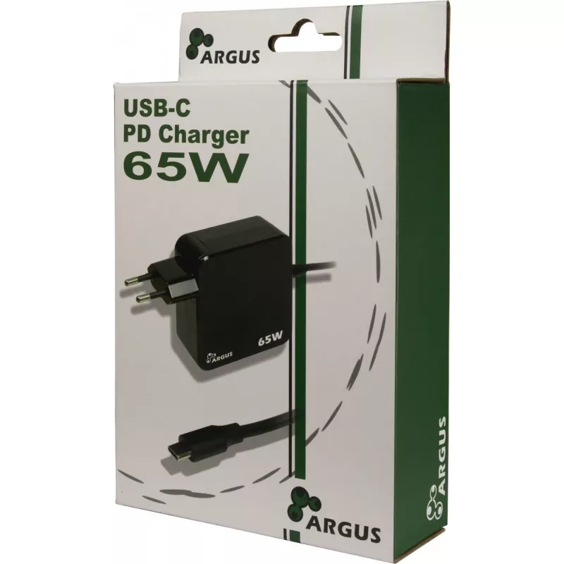 Carregador Inter-Tech PD-2065 universal preto AC interior