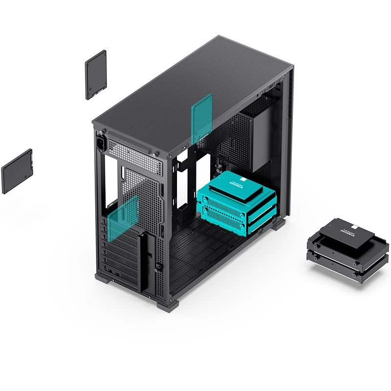 Caixa de PC Jonsbo D41 MESH Midi Tower preto