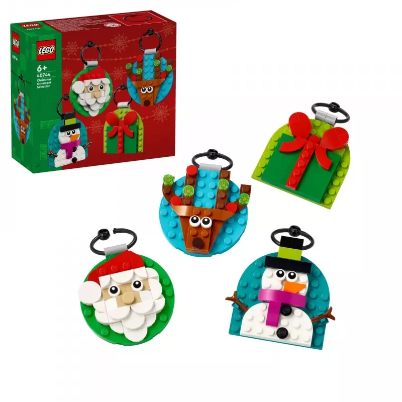 Bricks Iconic 40744 seleção de decorações de Natal