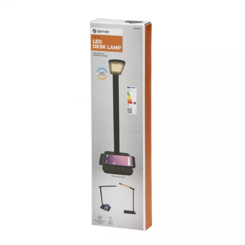 Candeeiro de mesa Denver LQI-105 5W G preto
