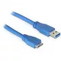 Cabo USB DeLOCK 83502 USB 3.2 Gen 1 5m USB A Micro-USB B azul
